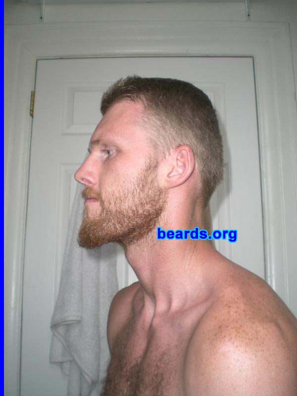 Geoffrey C.
Bearded since: 2006.  I am a dedicated, permanent beard grower.

Comments:
Why did I grow my beard? Several reasons! I have always cherished body hair and the beard is the best part because it adds character. The beard is highly respected by Islam and that I am grateful. In all, it is handsome and attractive.

How do I feel about my beard? I love it. I do wish it was thicker and slightly fuller.  However, I am sure that will happen over time (considering I am only twenty-three years old).
Keywords: full_beard