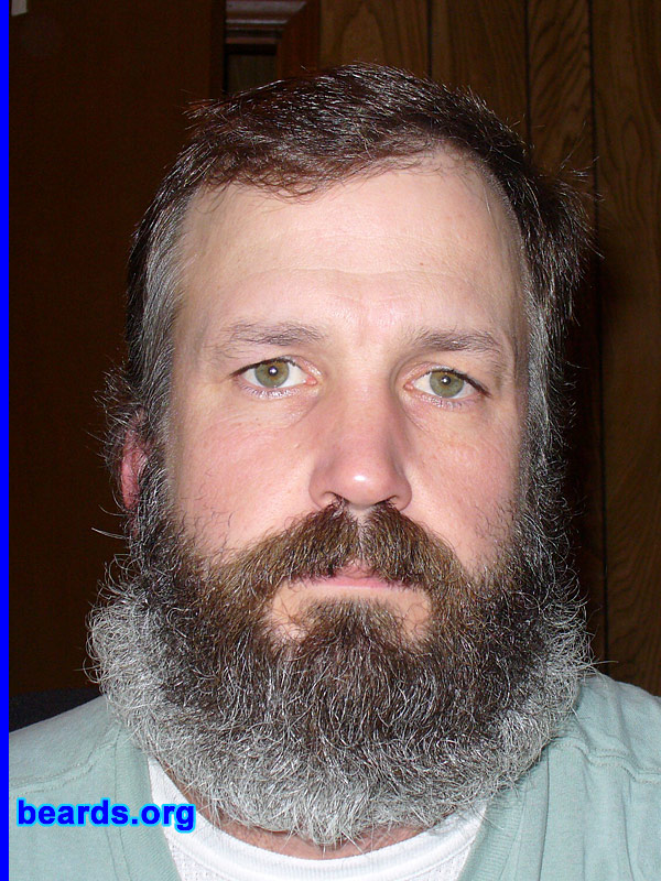 Bruce
Bearded since: September 1, 2007.  I am an occasional or seasonal beard grower.

Comments:
I grew my beard for insulation. Grow it every winter because I work outside. Usually start 1st of September.

How do I feel about my beard? Probably ought to trim it some more. May keep it year round now.
Keywords: full_beard