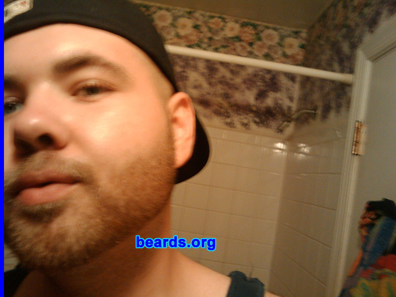 Christopher H.
Bearded since: 2002.  I am a dedicated, permanent beard grower.

Comments:
I grew my beard because I don't want to shave.

How do I feel about my beard?  Good.  I'm going to let it grow until summer 2010.
Keywords: stubble full_beard
