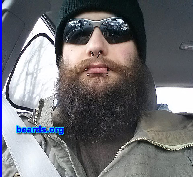 Michael S.
Bearded since: 2006. I am a dedicated, permanent beard grower.

Comments:
Why did I grow my beard? I got tired of shaving and trimming. I always have a beard, but I kept it trimmed. Now, I'm going all out and letting it grow wild.

How do I feel about my beard? I LOVE my beard.
Keywords: full_beard