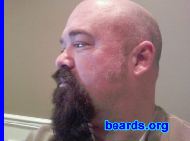 Ron
Bearded since: 1996.  I am a dedicated, permanent beard grower.

Comments:
I grew my beard because I don't have any hair on top of my head to play with.
Keywords: goatee_mustache