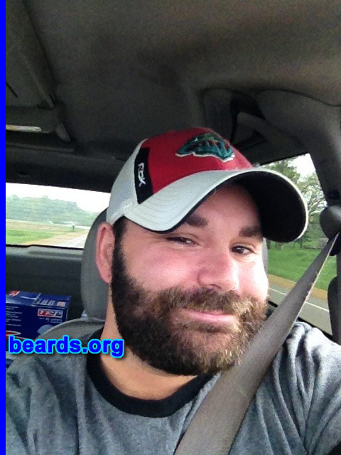 Doug L.
Bearded since: 2013. I am an occasional or seasonal beard grower.

Comments:
I am growing my beard now because I'm doing a warrior dash mud run and there is a beard contest for best bearded warrior.  I want to win the beard contest. I've grown it off and on in the past, but never longer than six weeks.

How do I feel about my beard? So far so good.  I like it.  It's growing on me.  LOL. I want it to grow faster.
Keywords: full_beard