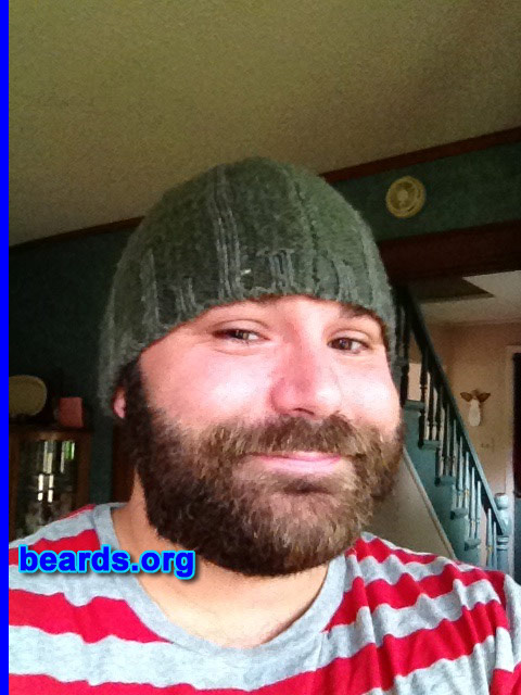 Doug L.
Bearded since: 2013. I am an occasional or seasonal beard grower.

Comments:
I am growing my beard now because I'm doing a warrior dash mud run and there is a beard contest for best bearded warrior.  I want to win the beard contest. I've grown it off and on in the past, but never longer than six weeks.

How do I feel about my beard? So far so good.  I like it.  It's growing on me.  LOL. I want it to grow faster.
Keywords: full_beard