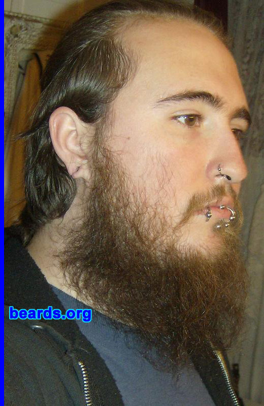 Jim
Bearded since: 2003.  I am a dedicated, permanent beard grower.

Comments:
I grew my beard because beards are just metal, man.

How do I feel about my beard?  It's actually not nearly as long or as full as I would like it, but there's not much I can do about that.  Heh.
Keywords: full_beard