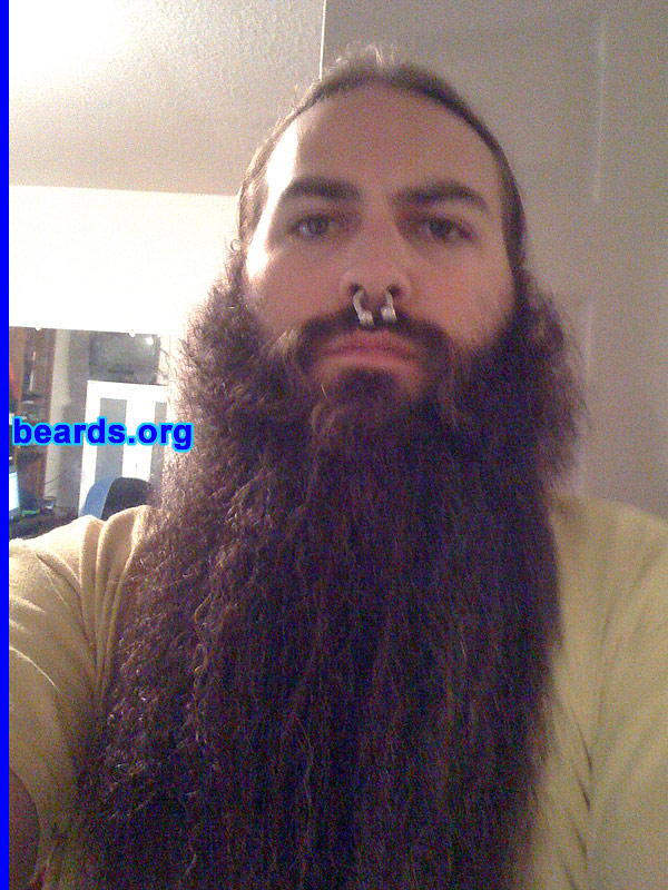 Will S.
Bearded since: 2006.  I am a dedicated, permanent beard grower.

Comments:
Why did I grow my beard?  Why wouldn't I? hahaha, I probably save hundreds on razor blades, plus I'm from Wisconsin and it gets cold here in the winter.  So now I'm saving money on hats and neck warmers. Its a great investment that's free to start, requires almost nothing to maintain, and is a great conversation starter to other people.

How do I feel about my beard? I'm looking for a job right now and Ive turned down jobs before when they told me I'd have to shave! So all in all, I feel pretty strongly about this thing and it's worth more to me than living comfortably! haha
Keywords: full_beard