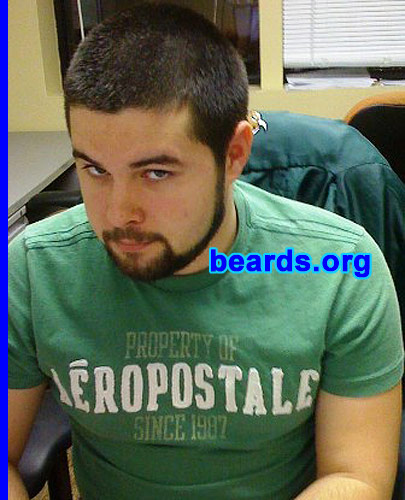 Ben H.
Bearded since: 2004.  I am a dedicated, permanent beard grower.

Comments:
I grew my beard because it makes me look older and all the men in my family have beards.

How do I feel about my beard? I wish it grew better on my cheeks, but I'm generally satisfied with it.
Keywords: full_beard