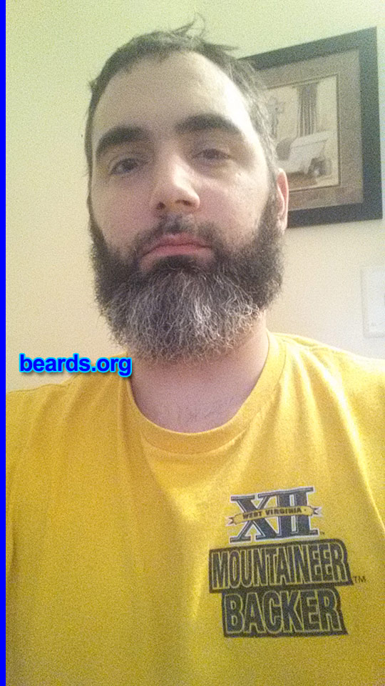 Brad
Bearded since: 2013. I am a dedicated, permanent beard grower.

Comments:
Why did I grow my beard? Just not trimming it for awhile.

How do I feel about my beard? Gray hair.
Keywords: full_beard