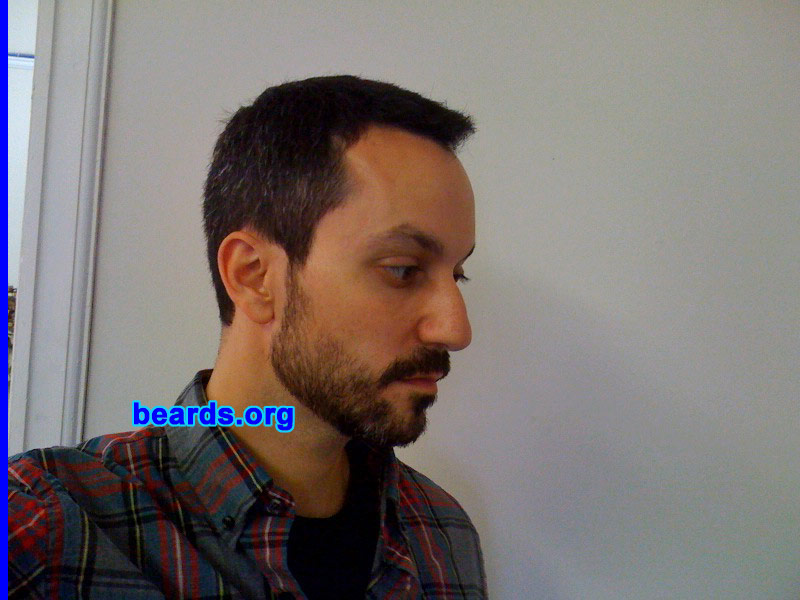 Mike
Bearded since: 2011.  I am an occasional or seasonal beard grower.

Comments:
I grew my beard because I wanted to grow a beard for winter. I am about one month in, and happy with the results so far. I am hoping that the sides will continue to fill as time goes on.

How do I feel about my beard? I love having a beard. I have received positive comments from a lot of people, which is something I wasn't expecting.
Keywords: full_beard