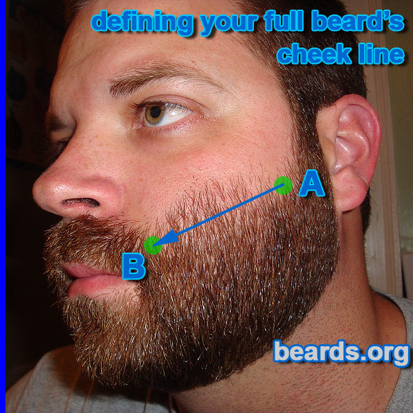defining a cheek line: step 2 defining a cheek line: step 2