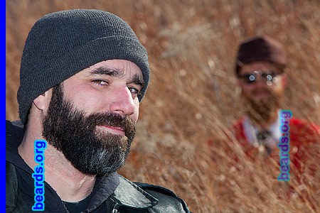 John and Mike, dueling beards