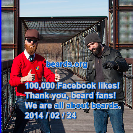 beards.org 100,000 Facebook likes!