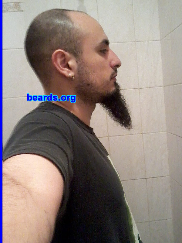 Gabriel M.
Bearded since: 2012. I am an experimental beard grower.

Comments:
Why did I grow my beard? Hmmmmm, about nine months. =)

How do I feel about my beard? Great!! It's a totally male expression and I love it!! =)
Keywords: goatee_mustache