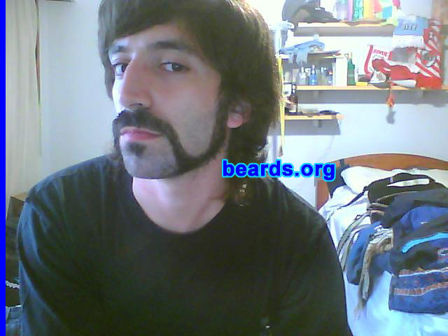 Marco
Bearded since: 2005. I am an occasional or seasonal beard grower.

Comments:
At first I got tired of shaving. Then I started to enjoy it.

How do I feel about my beard? It's a grand part of me.
Keywords: mutton_chops soul_patch