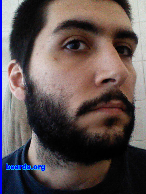 MartÃ­n C.
Bearded since: 2009.  I am an experimental beard grower.

Comments:
I grew my beard because it was a thing that I always want to do.

How do you feel about your beard? Okay.
Keywords: full_beard