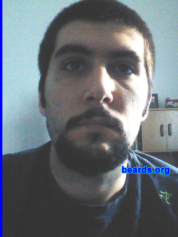 MartÃ­n C.
Bearded since: 2009.  I am an experimental beard grower.

Comments:
I grew my beard because it was a thing that I always want to do.

How do you feel about your beard? Okay.
Keywords: goatee_mustache