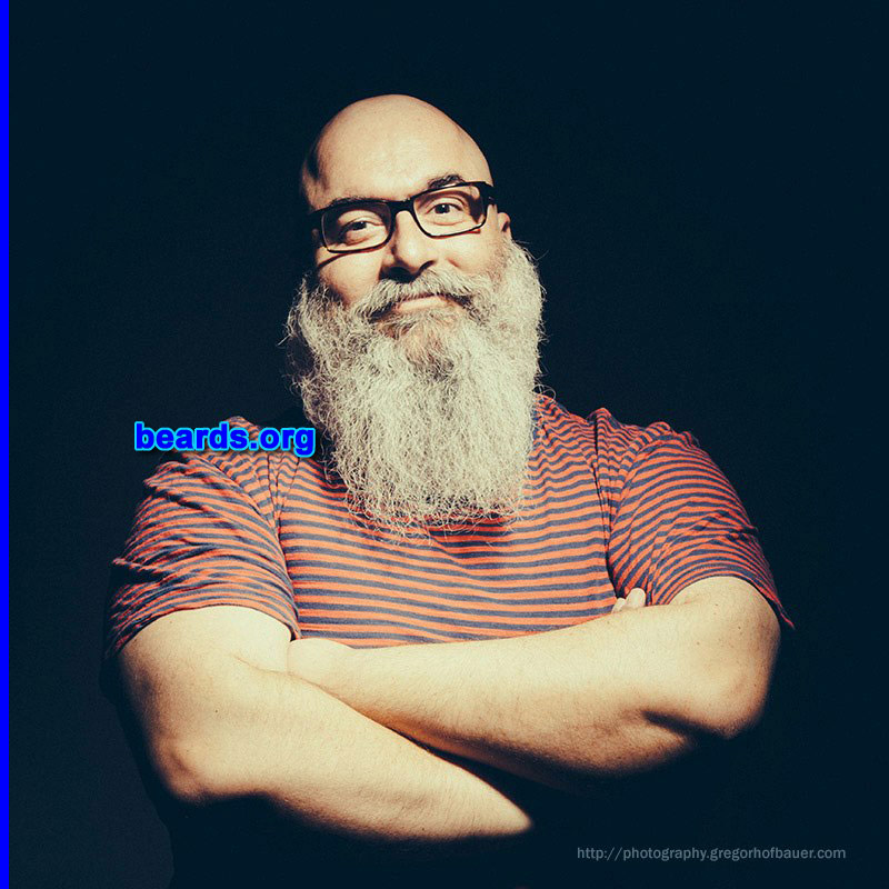 Alkis
Bearded since: 1984. I am a dedicated, permanent beard grower.

Comments:
Why did I grow my beard? I grew my beard because it simply looks good.

How do I feel about my beard? Loving it.
Keywords: full_beard