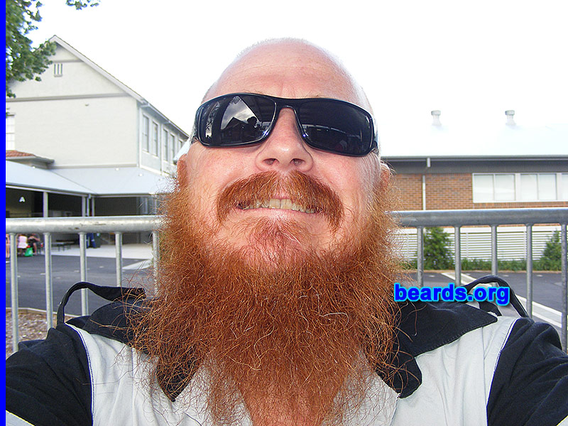 Jason B.
Bearded since: 2008. I am a dedicated, permanent beard grower.

Comments:
Why did I grow my beard? Don't like shaving.  My old man had a beard and I liked it.

How do I feel about my beard? Could probably do with some professional lovin'. :-)
Keywords: full_beard