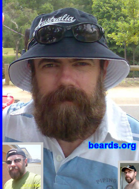Phil Harvey
Bearded since: 2006.  I am a dedicated, permanent beard grower.

Comments:
My beard has been seasonal for the past twenty-three years. Last year I decided to keep it permanently and I'm growing out for as long as I can!
 
I love the way it looks and feels. I feel naked without it!
Keywords: full_beard
