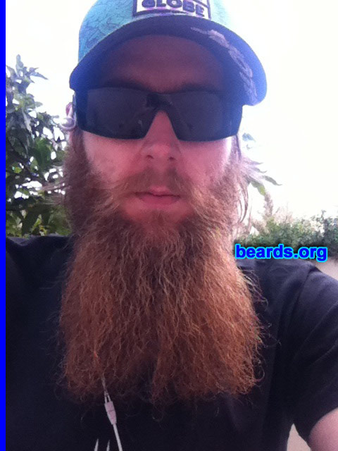Chris
Bearded since: 2011. I am a dedicated, permanent beard grower.

Comments:
Why did I grow my beard?  I hope to one day compete in a beard competition.

How do I feel about my beard? I love it. I'd feel naked without it.
Keywords: full_beard
