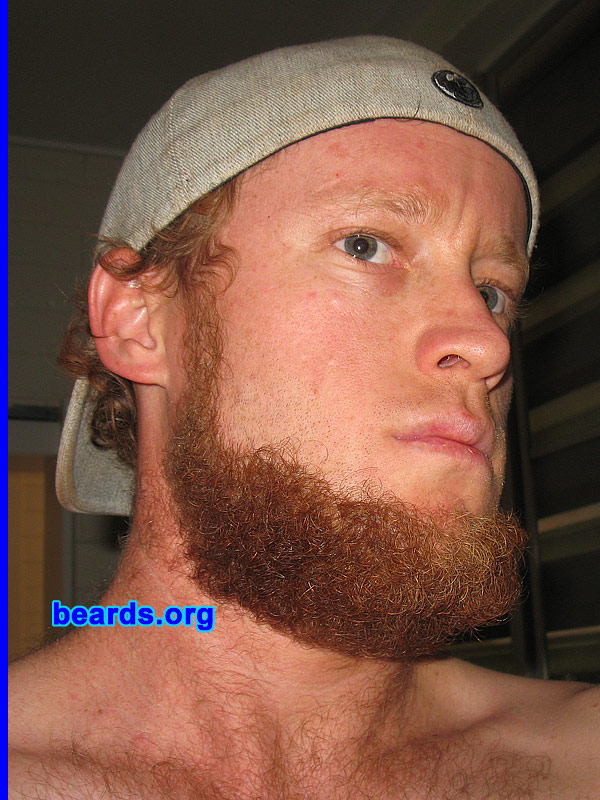 Konrad
Bearded since: 2010.  I am an experimental beard grower.

Comments:
Why did I grow my beard?  I hadn't ever had one and I feel it's something every man should do at some point! The inspiration to turn it into a "chin curtain" came from this site.

How do I feel about my beard?  Fantastic I love it!
Keywords: chin_curtain