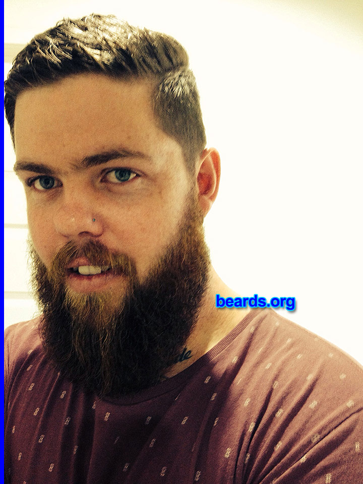 Tyrone G.
I am a dedicated, permanent beard grower.

Comments:
Why did I grow my beard? Because I don't like shaving...ever. LOL.

How do I feel about my beard? Love it.  Just need it to be longer. ;)
Keywords: full_beard