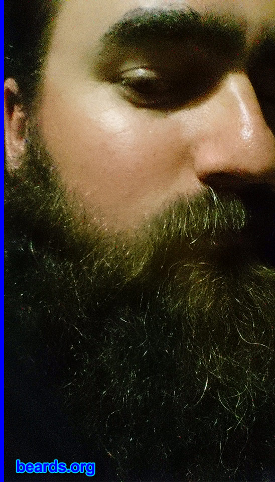 Jase C.
Bearded since: 1998. I am a dedicated, permanent beard grower.

Comments:
Why did I grow my beard? I think the beard actually grew me.

How do I feel about my beard? It's pretty bloody good!
Keywords: full_beard