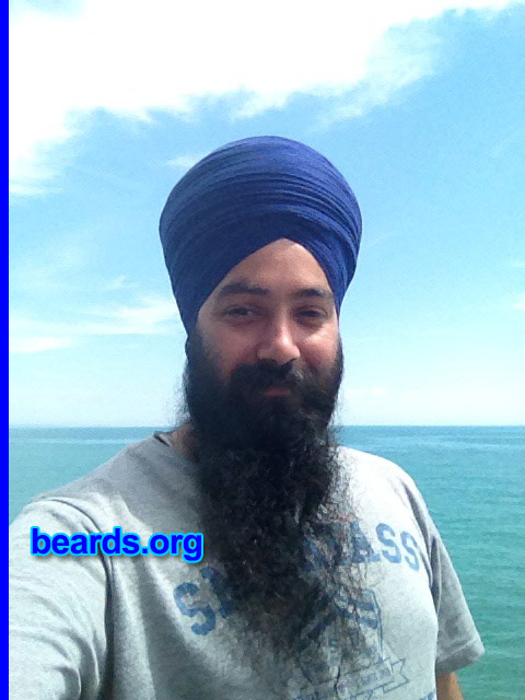 Kuldip S.
Bearded since: 2004. I am a dedicated, permanent beard grower.

Comments:
Why did I grow my beard? Because I wanted to have a beard.

How do I feel about my beard? I love having a beard.  It's my religious faith, also.  I am Sikh.
Keywords: full_beard