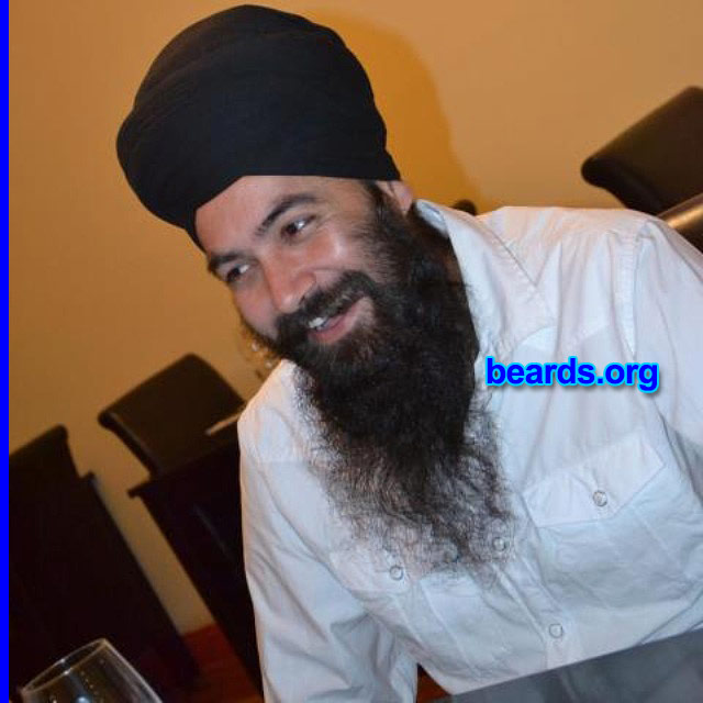 Kuldip S.
Bearded since: 2004. I am a dedicated, permanent beard grower.

Comments:
Why did I grow my beard? Because I wanted to have a beard.

How do I feel about my beard? I love having a beard.  It's my religious faith, also.  I am Sikh.
Keywords: full_beard