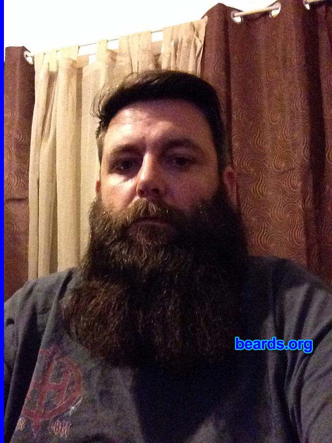 Wayne
Bearded since: 2012. I am a dedicated, permanent beard grower.

Comments:
Why did I grow my beard? It started off as a bucket list challenge which has now become a truly awesome experience.

How do I feel about my beard? I love it and I hold it and I brush it and have named him George.  It's awesome that so many people ask about it.
Keywords: full_beard