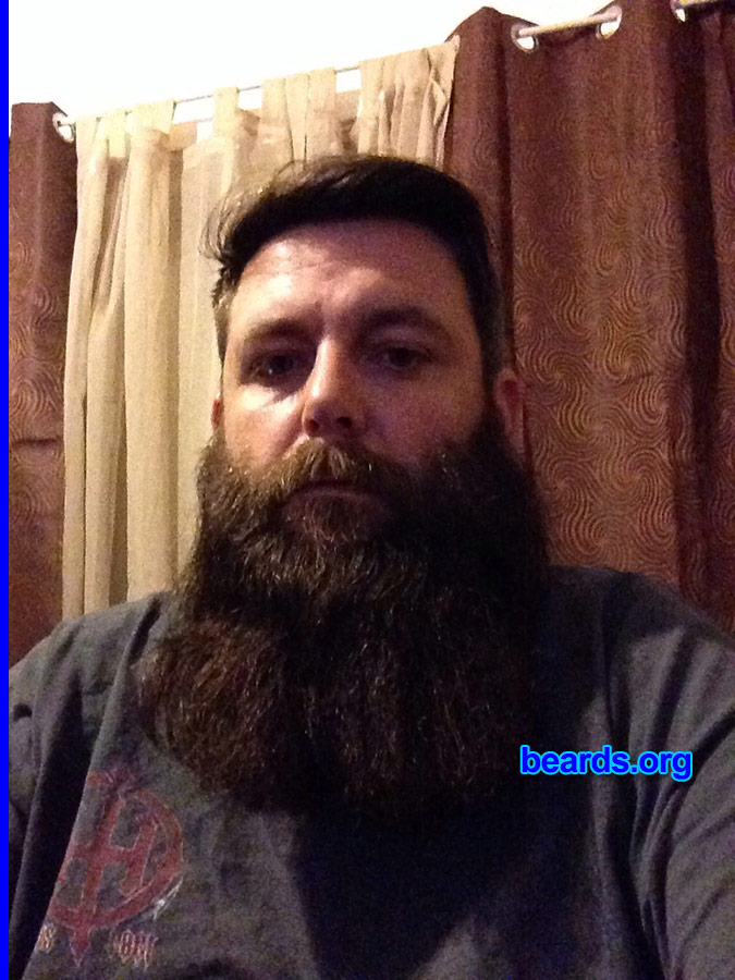 Wayne
Bearded since: 2012. I am a dedicated, permanent beard grower.

Comments:
Why did I grow my beard? It started off as a bucket list challenge which has now become a truly awesome experience.

How do I feel about my beard? I love it and I hold it and I brush it and have named him George.  It's awesome that so many people ask about it.
Keywords: full_beard