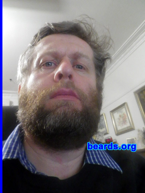 Andrew
Bearded since: 2012. I am an experimental beard grower.

Comments:
I grew my beard because I wanted to have a change.

How do I feel about my beard?  Fantastic.  I will never clean shave again.
Keywords: full_beard