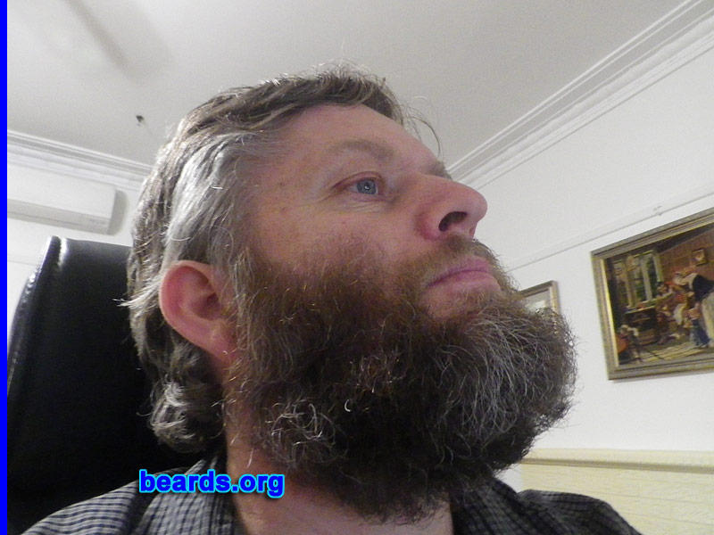 Andrew
Bearded since: 2012. I am a dedicated, permanent beard grower.

Comments:
Why did I grow my beard?  To see how long I can grow it.

How do I feel about my beard?  Quite good. :)
Keywords: full_beard