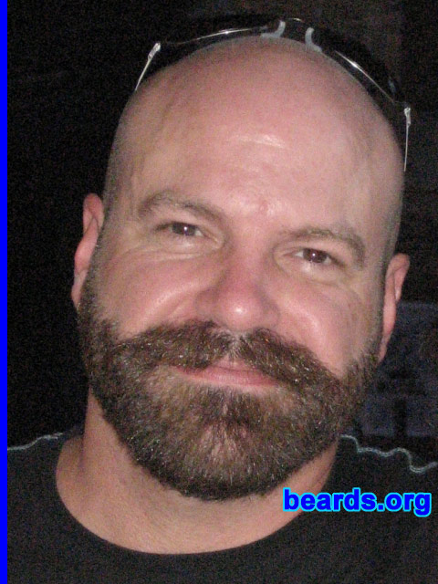 Gregory
Bearded since: 1991.  I am a dedicated, permanent beard grower.

Comments:
I'm a second-generation beard grower. I chose to follow in my dad's footsteps because my beard is quite full and thick and it just looked right, it suited me. I had a goatee until 2005, but the full beard rocks!!!

How do I feel about my beard?  It makes me look and feel masculine and having lived with it for so many years, I now can't live without it. I get great comments from guys about it, which I love. It's like being part of a bearded brotherhood.
Keywords: full_beard