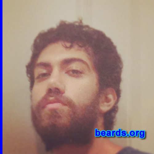 Pedram
Bearded since: 2013. I am an experimental beard grower.

Comments:
Why did I grow my beard? Love beard.

How: do I feel about my beard? Loving it.
Keywords: full_beard