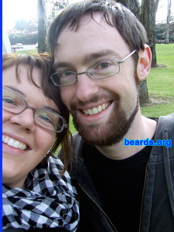 Roy
Bearded since:  2009.  I am a dedicated, permanent beard grower.

Comments:
I'm a new beard grower, but the reason is my girlfriend made me.  I haven't looked back.  (We've been together since January.)

How do I feel about my beard? It gets itchy, but I like it.
Keywords: full_beard