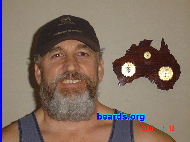 Dave
Bearded since: 2007.  I am an experimental beard grower.

Comments:
I grew my beard experimentally at first, but now after five months I want to grow it long. 

How do I feel about my beard?  I love It!!!! It feels great. I think I will keep it on for a while yet.
Keywords: full_beard