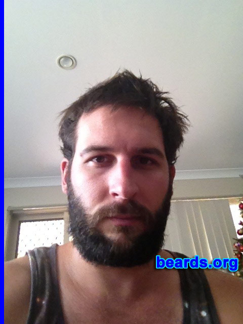 Reece
Bearded since: 2012. I am an experimental beard grower.

Comments:
Why did I grow my beard? Made a bet with a mate.

How do I feel about my beard? I feel stronger, more powerful! I almost feel I have powers like a wizard.
Keywords: full_beard