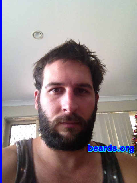 Reece
Bearded since: 2012. I am an experimental beard grower.

Comments:
Why did I grow my beard? Made a bet with a mate.

How do I feel about my beard? I feel stronger, more powerful! I almost feel I have powers like a wizard.
Keywords: full_beard