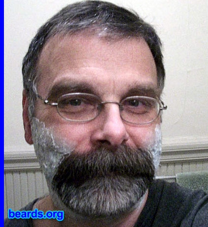 Michael
1999 -- Doing the unthinkable: It was late at night when I did the deed. Boy, were my cheeks sore after shaving.

[b]Go to [url=http://www.beards.org/beard03.php]Michael's beard feature[/url][/b].
Keywords: goatee_mustache