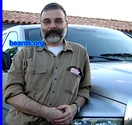 Michael
2004 -- Las Vegas, Nevada: A co-worker said that I should shave because I looked like an old bear. Actually, I think the gray matches the truck quite nicely.

[b]Go to [url=http://www.beards.org/beard03.php]Michael's beard feature[/url][/b].
Keywords: full_beard