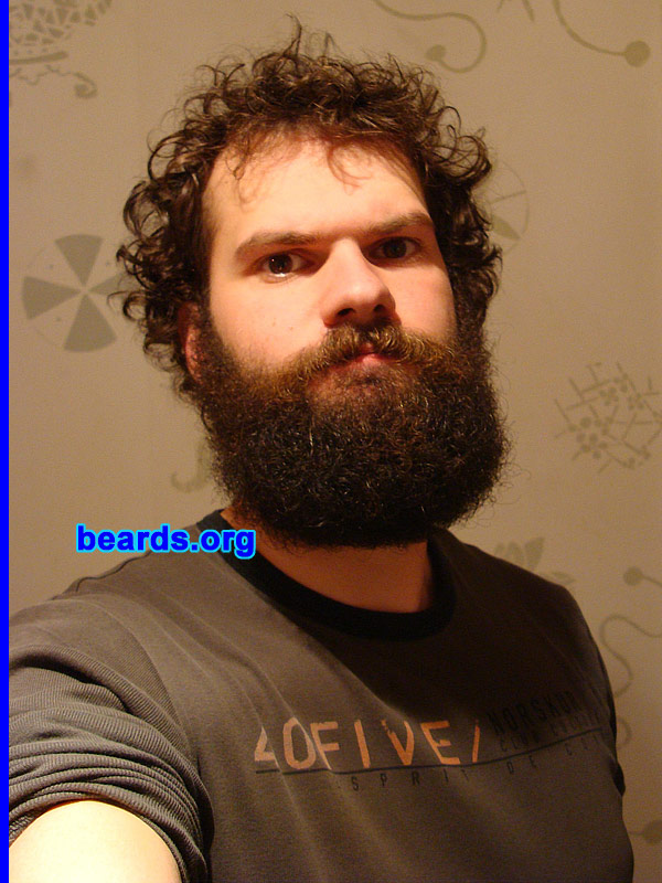Andries
Bearded since: 2009. I am an experimental beard grower.

Comments:
I grew my beard six months for winter now because all animals grow their winter fur and I'm an animal!

How do I feel about my beard? When I look in the mirror, I finally see myself.
Keywords: full_beard