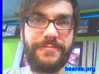 Christophe
Bearded since: 2005-2009.  I am an experimental beard grower.

Comments:
I grew my beard because I wanted to see what I look like with a full beard! It started out as a joke.  I wanted to save my beard for a concert of a band with bearded men ! :D

How do I feel about my beard? I think it is very dark, but at the same time very nice... I kind of like the way it grows.  I cannot really complain. :)  The feelings of my friends are either way cool or way negative.  But I really don't care that much of what people think of my beard!!
Keywords: full_beard