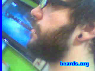 Christophe
Bearded since: 2005-2009.  I am an experimental beard grower.

Comments:
I grew my beard because I wanted to see what I look like with a full beard! It started out as a joke.  I wanted to save my beard for a concert of a band with bearded men ! :D

How do I feel about my beard? I think it is very dark, but at the same time very nice... I kind of like the way it grows.  I cannot really complain. :)  The feelings of my friends are either way cool or way negative.  But I really don't care that much of what people think of my beard!!
Keywords: full_beard