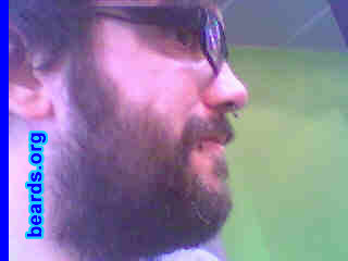 Christophe
Bearded since: 2005-2009.  I am an experimental beard grower.

Comments:
I grew my beard because I wanted to see what I look like with a full beard! It started out as a joke.  I wanted to save my beard for a concert of a band with bearded men ! :D

How do I feel about my beard? I think it is very dark, but at the same time very nice... I kind of like the way it grows.  I cannot really complain. :)  The feelings of my friends are either way cool or way negative.  But I really don't care that much of what people think of my beard!!
Keywords: full_beard