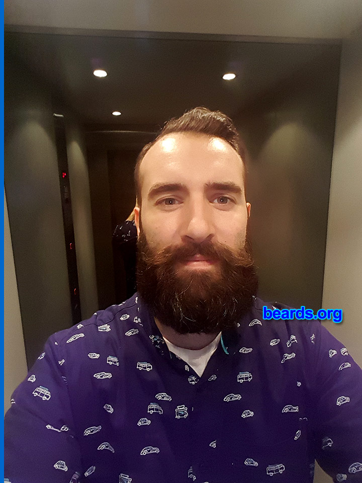 Kevin
Bearded since: 2012. I am a dedicated, permanent beard grower.

Comments:
Why did I grow my beard? I always wanted to grow a beard.

How do I feel about my beard? I love my beard. I just want my beard a bit longer. And my wife loves my beard. :)
Keywords: full_beard