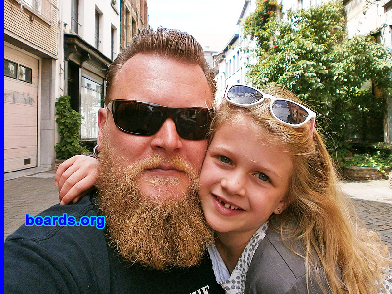 Stefan
Bearded since: 2009. I am a dedicated, permanent beard grower.

Comments:
Why did I grow my beard?  It started as a joke...  Love it now!!!

How do I feel about my beard? I love my beard.  It's full and curly. Only wish I had darker "mustache hair"... :)
Keywords: full_beard