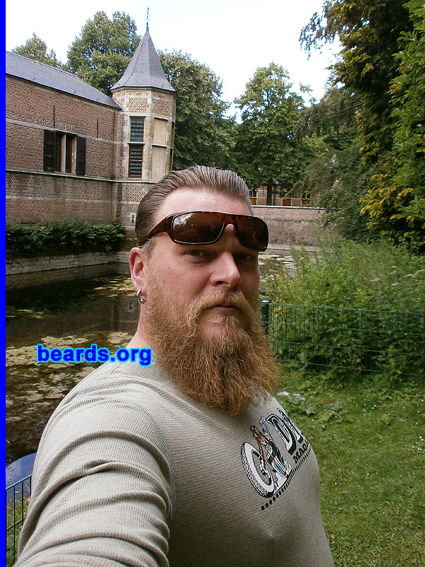 Stefan
Bearded since: 2009. I am a dedicated, permanent beard grower.

Comments:
Why did I grow my beard?  It started as a joke...  Love it now!!!

How do I feel about my beard? I love my beard.  It's full and curly. Only wish I had darker "mustache hair"... :)
Keywords: full_beard