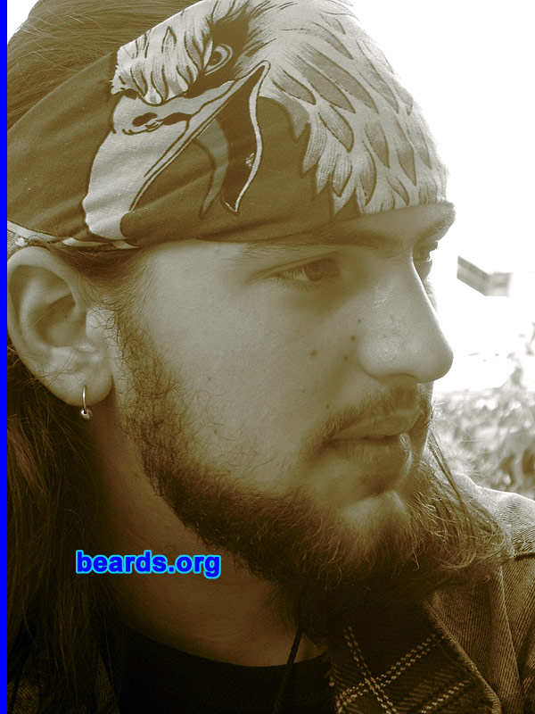 Danny
Bearded since: 2004.  I am a dedicated, permanent beard grower.

Comments:
I grew my beard because I look older, more mature, and wiser.  And I found out that I'm too lazy to shave.

How do I feel about my beard?  Love it! Best thing I ever did for myself!
Keywords: full_beard