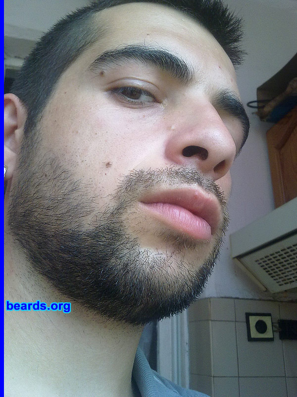 Dimitar B.
Bearded since: age twenty-one.  I am an experimental beard grower.

Comments:
I grew my beard because a man with a good beard looks awesome.
Keywords: stubble full_beard