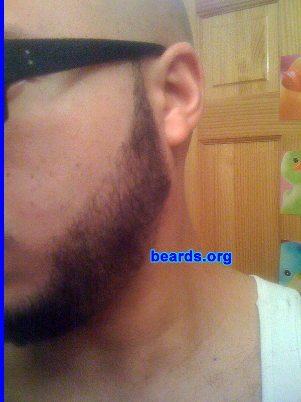 Julian
Bearded since: December 2010.

Comments:
I experimented by growing a long goatee,cut it off; regretted it.  Now I am inspired because of beards.org to grow a full beard. I still get a lot flak from people asking, "Why?" I'm determined, though.

How do I feel about my beard?  I like my beard.  It's my personal achievement. My beard is here to stay.
Keywords: full_beard